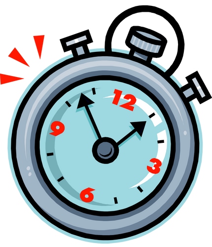 Timed Oral Reading Tests - Stopwatch Image
