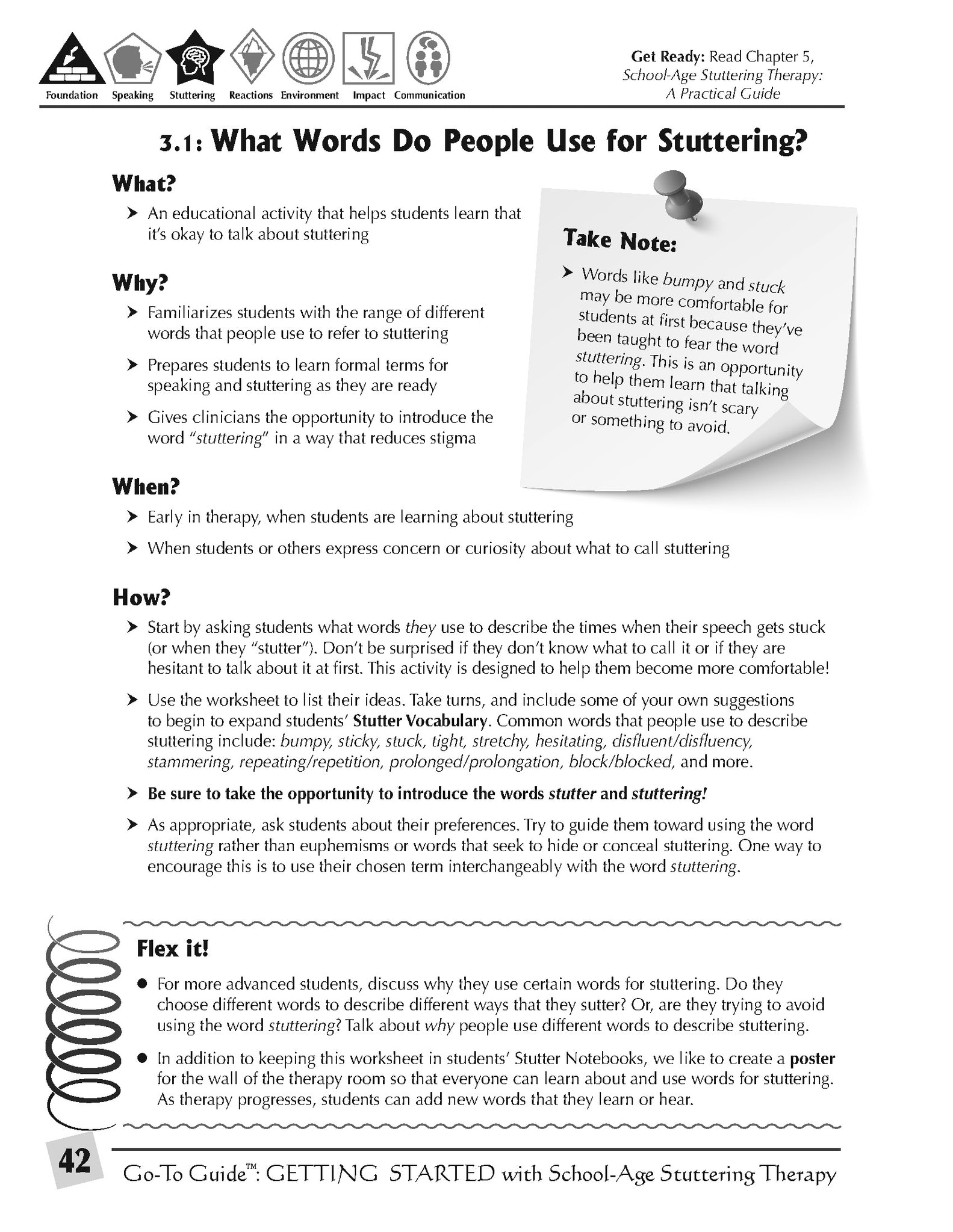 Go-To Guide™: GETTING STARTED with School-Age Stuttering Therapy ...