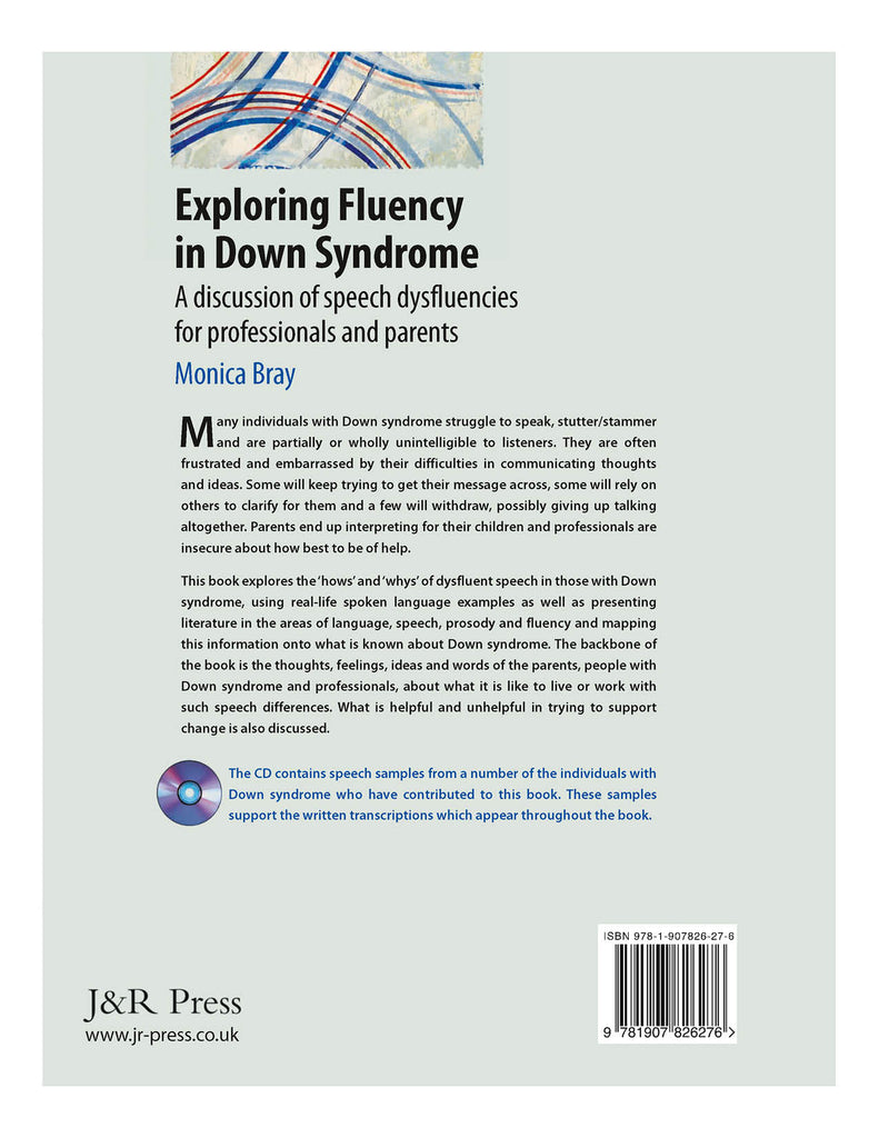 Stuttering Therapy Resources Exploring Fluency in Down Syndrome Back Cover