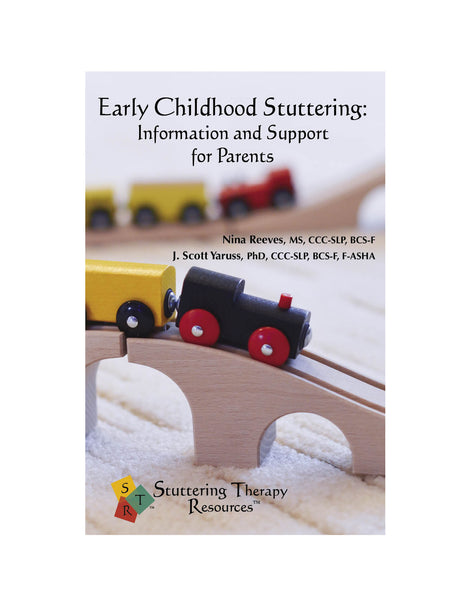 Stuttering Therapy Resources Early Childhood Information Support for Parents Front Cover