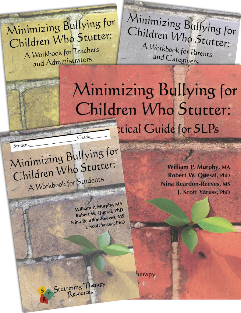 Stuttering Therapy Resources Minimizing Bullying for Children Composite Image